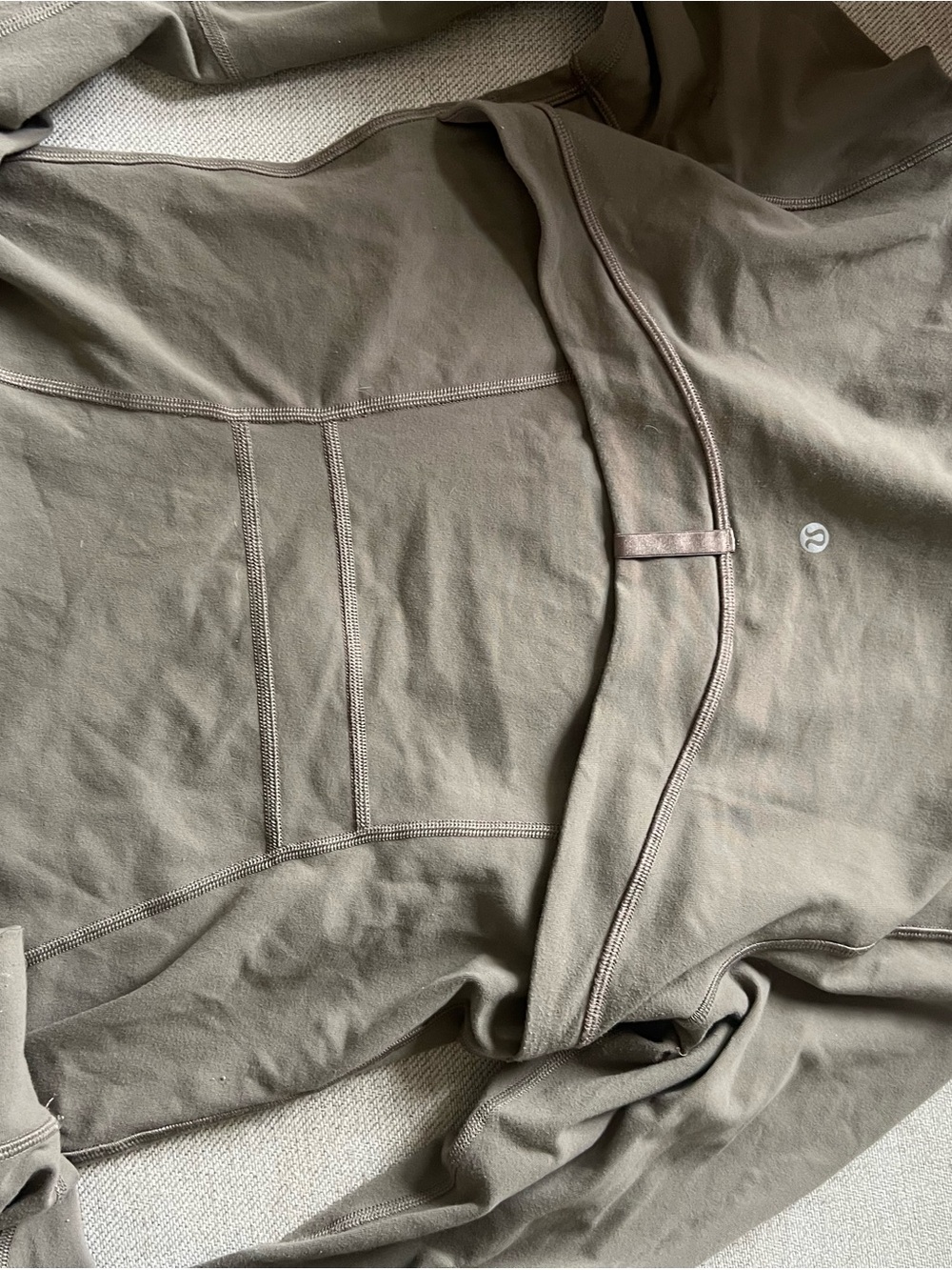 Lululemon Athletica grey full length define jacket